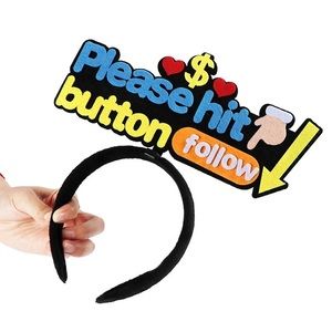 Head band for Live Streaming / For businesses or influencers